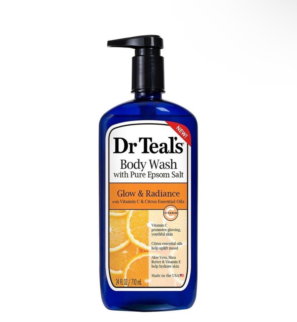 Body Wash with Pure Epsom Salt, Glow & Radiance 710ml